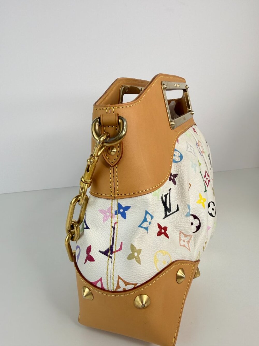 louis vuitton judy handbag monogram multicolor white - Picture 6 of 14